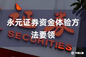 永元证券资金体验方法要领