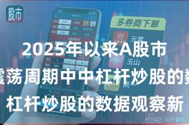 2025年以来A股市场在宽幅震荡周期中中杠杆炒股的数据观察新